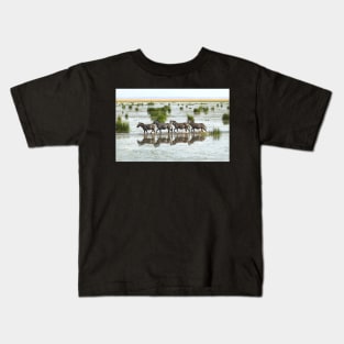 Everyone's Out of Step Except My Little Zebra Kids T-Shirt